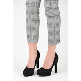 Vices Wildlederabsätze auf der Plattform schwarz 1