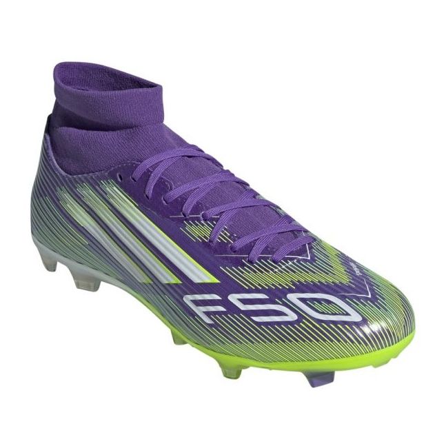 Adidas F50 League FG/Mg Mid Football Shoes in JI0886 violett 1