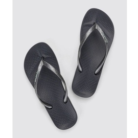 Frauen Ipanema Flip -flops Anatomica 81030 BB624 Schwarz grau 3