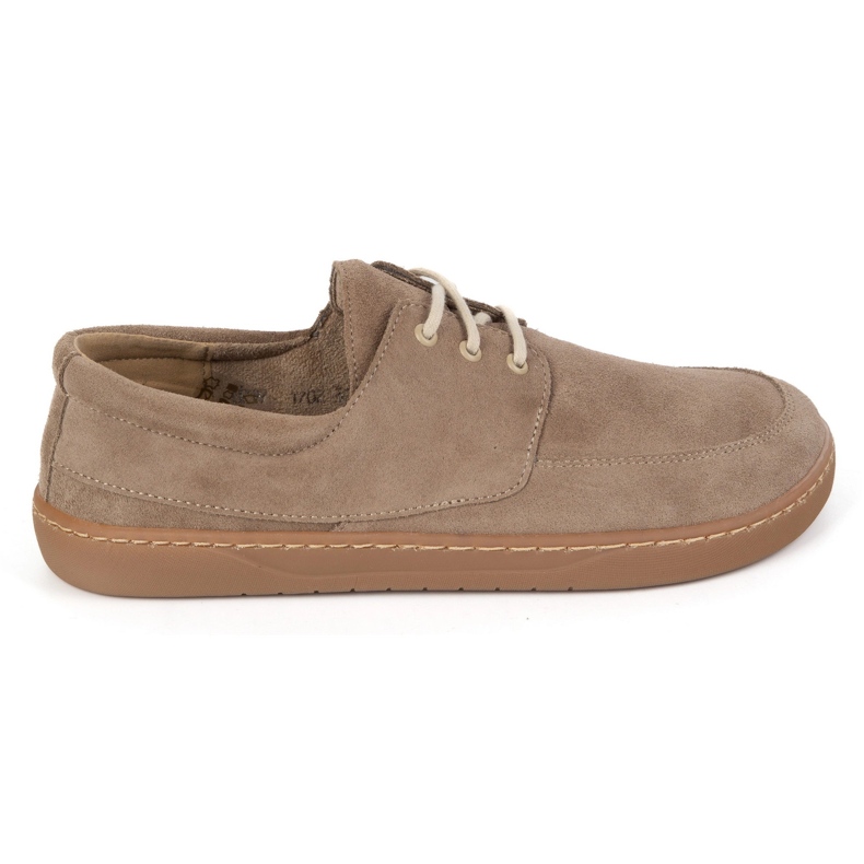 Olivier Frauenmokassins barfuß 0797W - polnische Spitzen -up -Lederschuhe beige 1