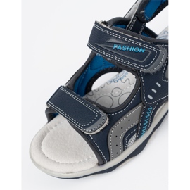Shelvt Granatapfelsandalen blau 2