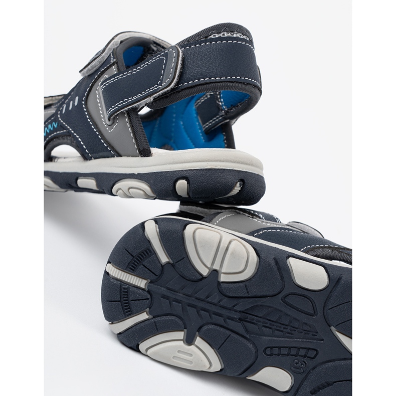 Shelvt Granatapfelsandalen blau 1