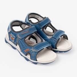 Shelvt Blaue Jungen Sandalen 2