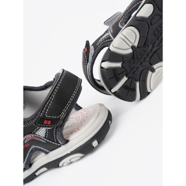 Shelvt Schwarze Jungen Sandalen 1