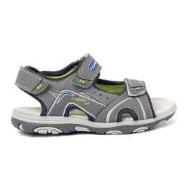 Shelvt Graue Jungen Sandalen 2