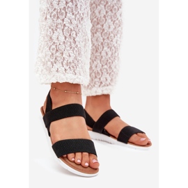 Boto Klassische Frauensandalen rutschten schwarz Felira aus 1