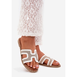 Boto Flatflip -flip -flip -flops für Frauen weiß 1