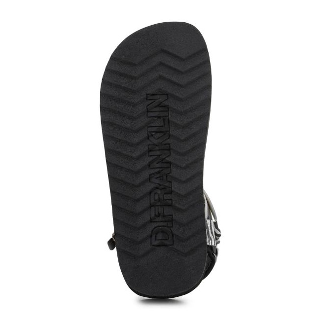 Sandalen D.Franklin Forest High Strips Tierdruck DFSH404002-ABLA schwarz 4