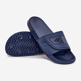 Männer Flip-Flops mit Klettverschluss 4FMM00fflim091-31s Marineblau 2