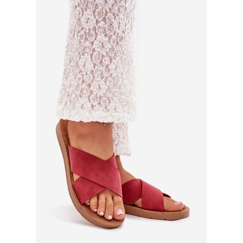 Boto Damenschuhe mit Eco Leder Burgund Lorana rot 1