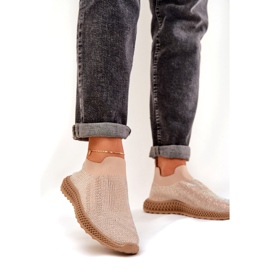 S.Barski Sloced Damen -Sportschuhe mit TW121 Beige 2