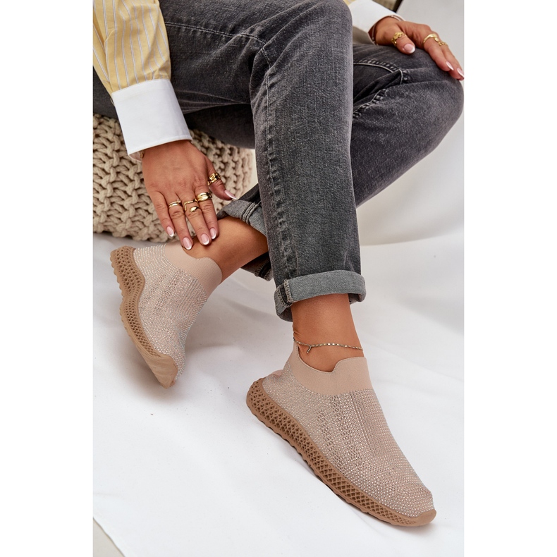 S.Barski Sloced Damen -Sportschuhe mit TW121 Beige 4