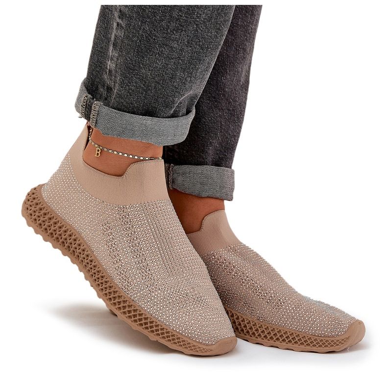 S.Barski Sloced Damen -Sportschuhe mit TW121 Beige 5