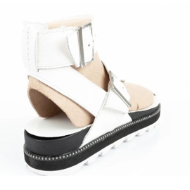 Frauensandalen Sorel NL6272-125 zehenstegsandalen weiß 4