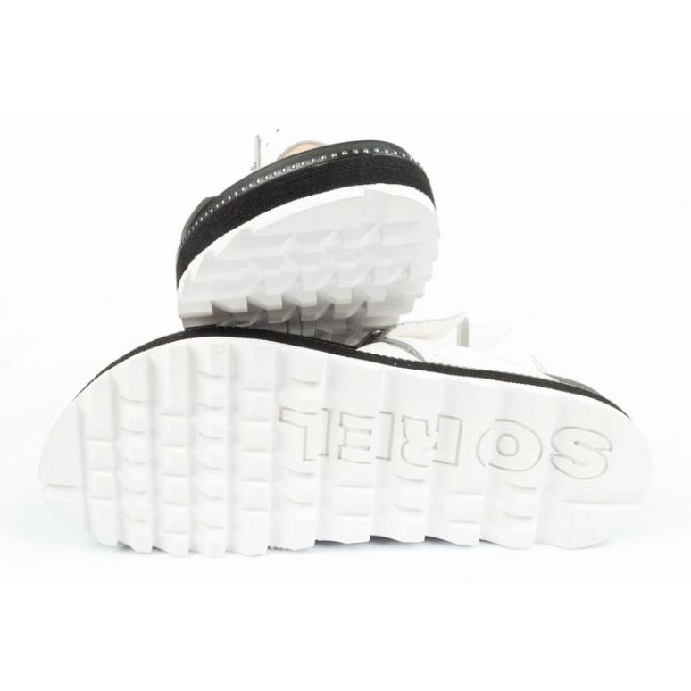 Frauensandalen Sorel NL6272-125 zehenstegsandalen weiß 6