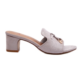 Seastar Frauenflip-Flops mit Graugrau Öko-Chubby 4