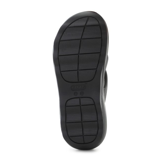Crocs Mega Crush Triple Strap 209842-001 Flip-Flops schwarz 7