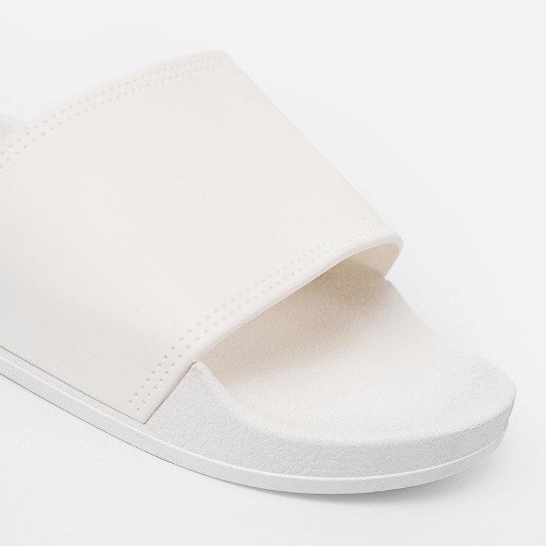 Shelvt Weiße Strandflip Flops 1