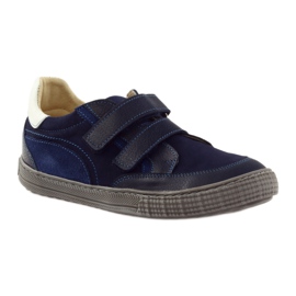 Jungenschuhe mit Rüben Bartuś marineblau navy blau 1