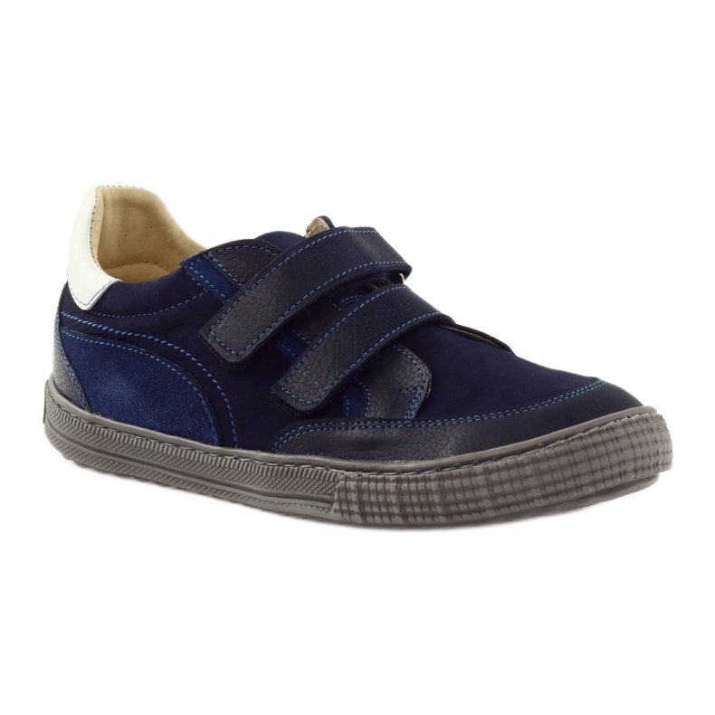 Jungenschuhe mit Rüben Bartuś marineblau navy blau 1