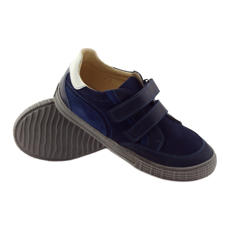 Jungenschuhe mit Rüben Bartuś marineblau 3