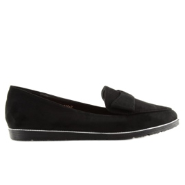 Schwarze Damen-Slipper 127-2 schwarz 2