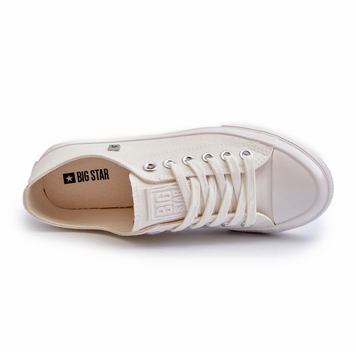 Klassische Frauen -Sneaker Big Star NN274285 Weiß 3