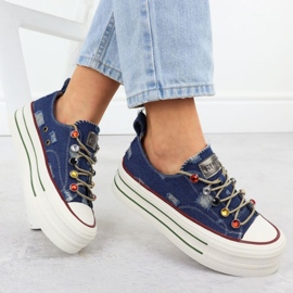 Goe Jeans -Turnschuhe in RR2N4103 INT2100 blau 2