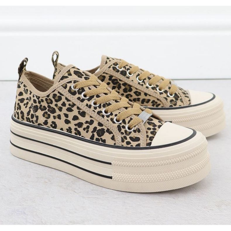 News Nachrichtensneaker auf der Plattform 9157 Eve512 braun 2