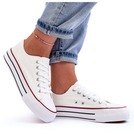 Klassische Low-Plateau-Sneaker in Weiß von Jazlyn 5