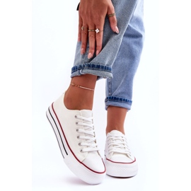 Klassische Low-Plateau-Sneaker in Weiß von Jazlyn 3