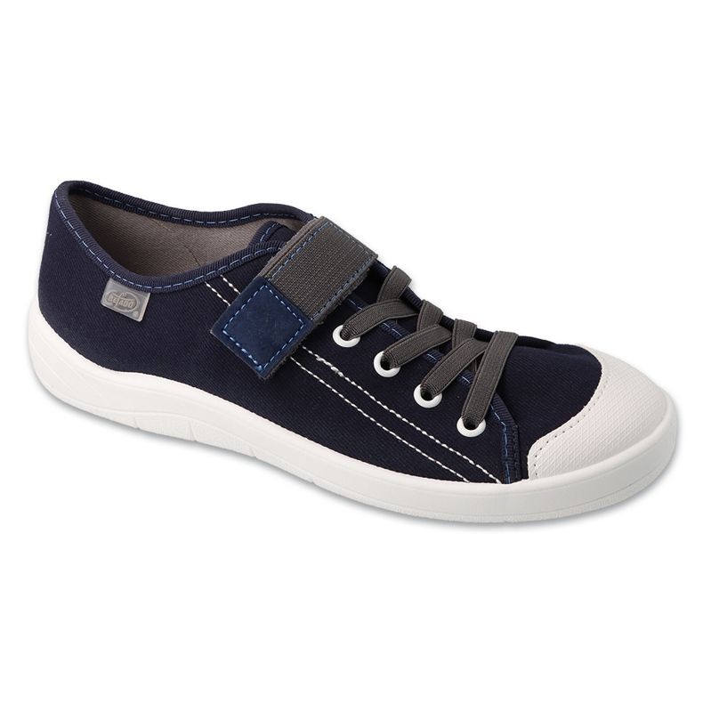 Befado Kinder -Turnschuhe mit Klettverschluss 251Q047 Marine Blue blau 2