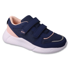 Kindersport Befado mit Klettverschluss 452X004 marineblau/rosa 1