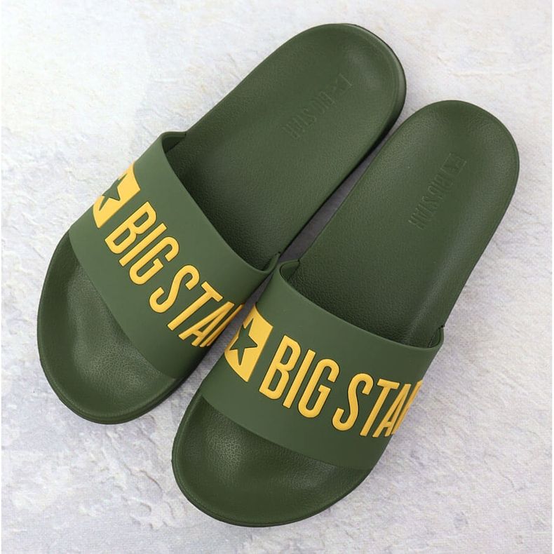 Herren Flip -Flops Pool Beaches Green Big Star SS174360 grün 2
