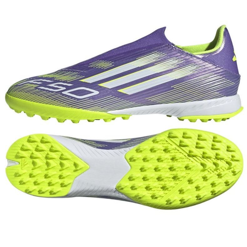 Adidas F50 League LL TF M JH7727 Schuhe lila 1