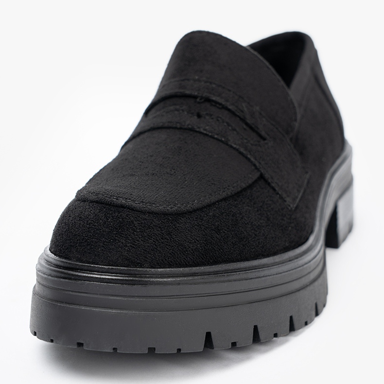 Diamantique Elegante Frauenschuhe auf der Plattform schwarz 1