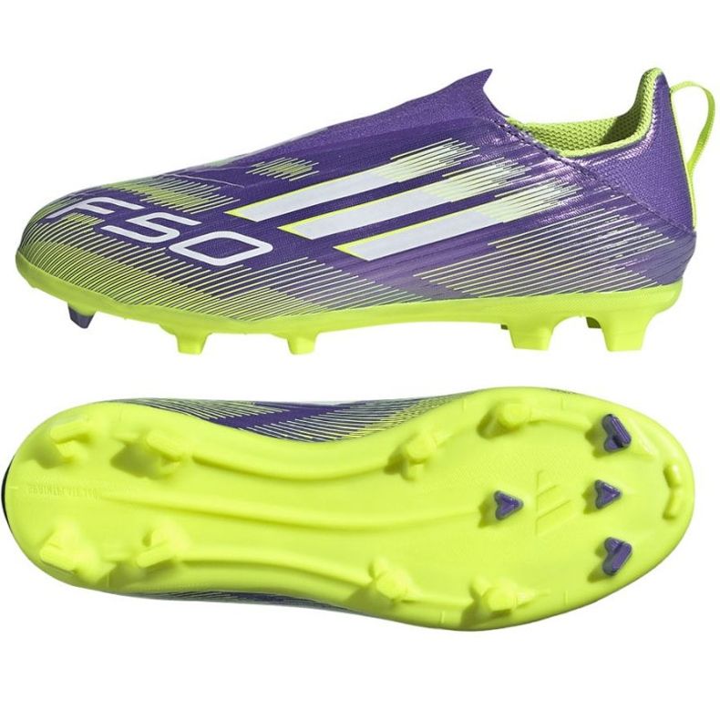 Adidas F50 League LL JR TF JI0010 Schuhe violett 1