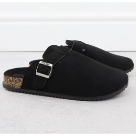 Big Star Suede Flip Flops in SS274736 INT2156A schwarz 2