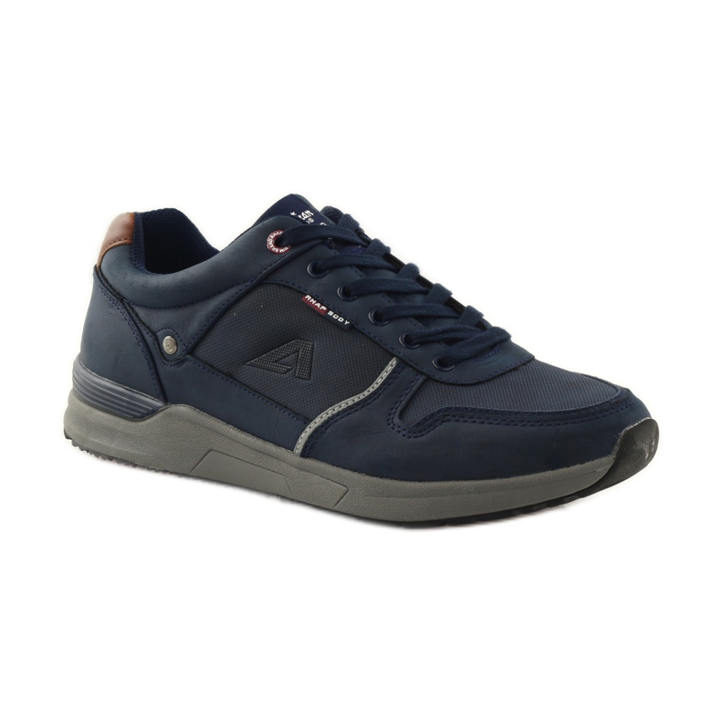 American Club Herren Sportschuhe American 610184 marineblaue Turnschuhe navy blau 1