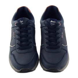 American Club Herren Sportschuhe American 610184 marineblaue Turnschuhe navy blau 4