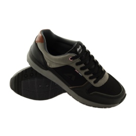 American Club American 610184 schwarze Herren Sportschuhe grau 3