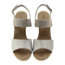 Caprice Sandalen Damenschuhe 28701 grau 4