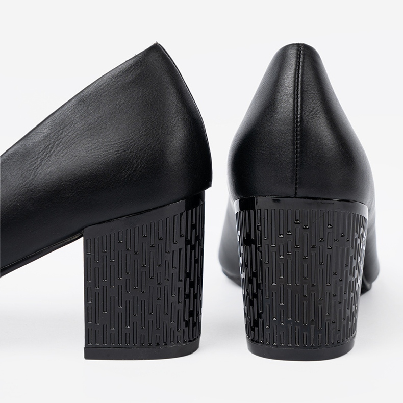 Goodin Schwarze Pumpen auf einem spektakulären Pfosten 1