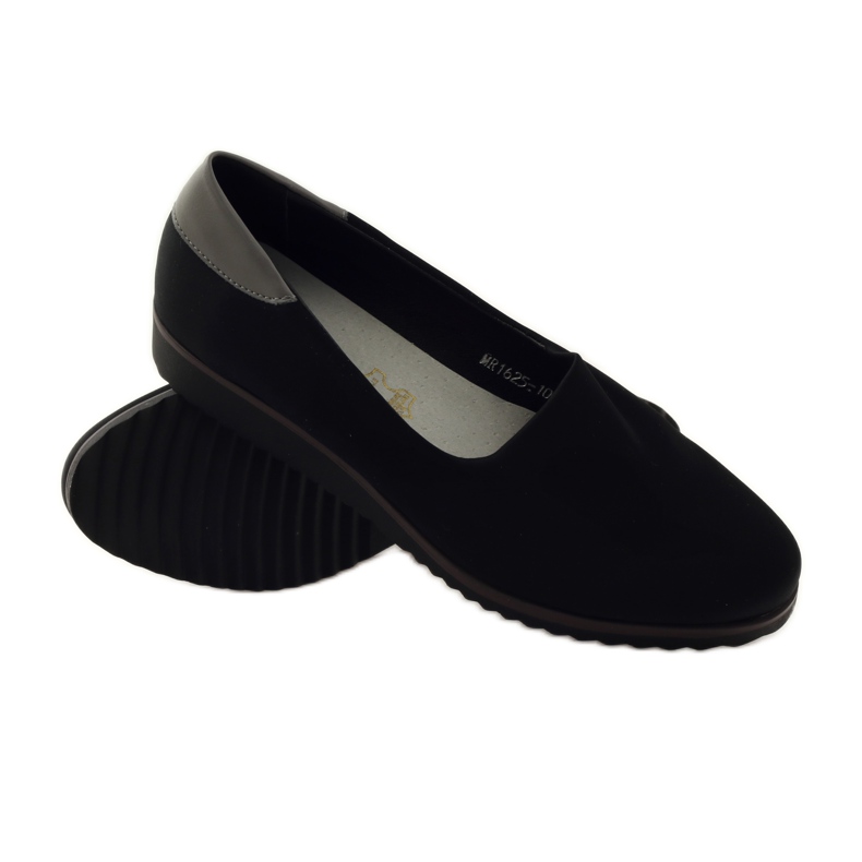 M.Daszyński Damenschuhe aus Lycra Daszyński 1625 schwarz 3