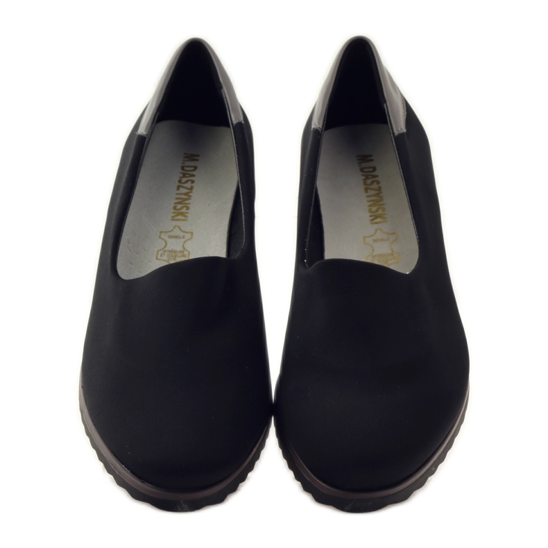 M.Daszyński Damenschuhe aus Lycra Daszyński 1625 schwarz 4