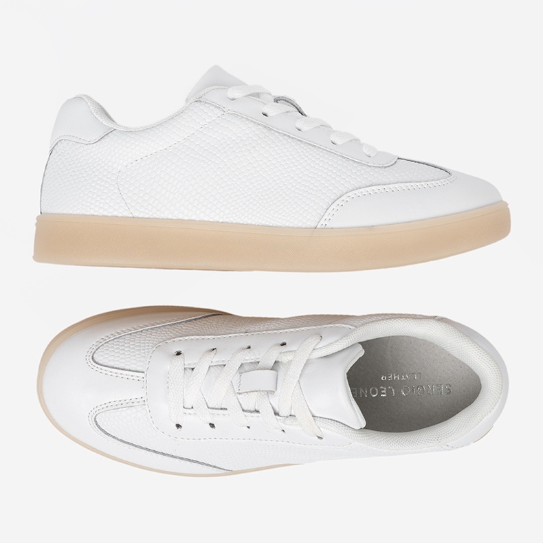 Sergio Leone Weiße Damen-Sneaker 1