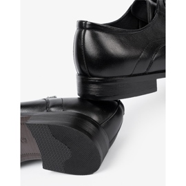 Shelvt Elegante Herrenschuhe in klassischem Schwarz und Glanz 1