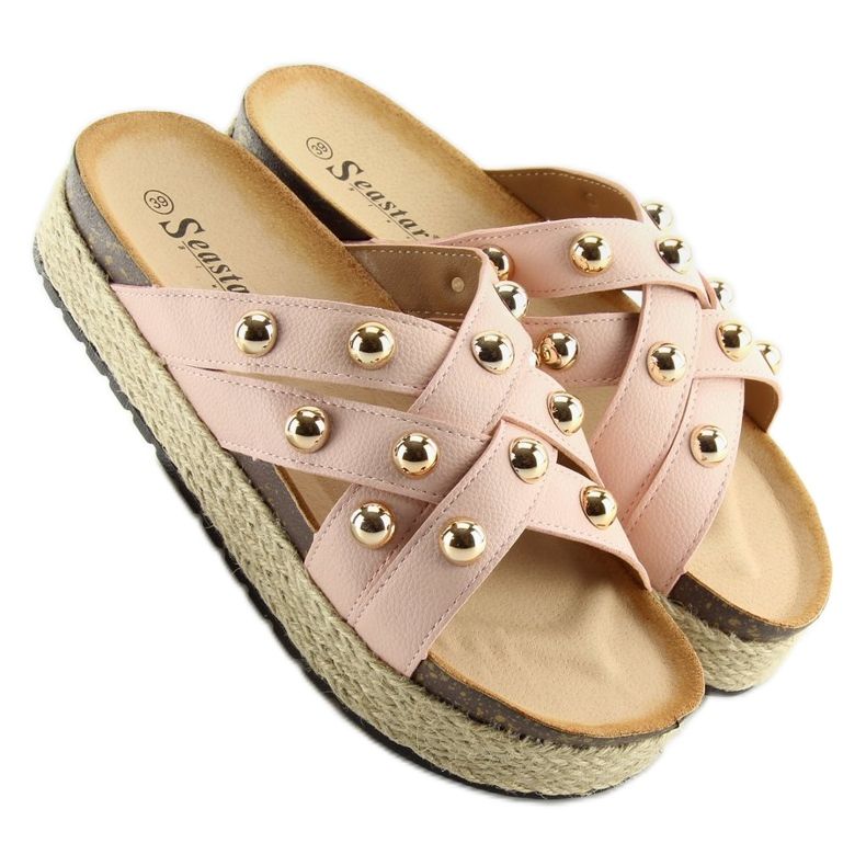 Hausschuhe Espadrilles rosa CK22P rosa 2
