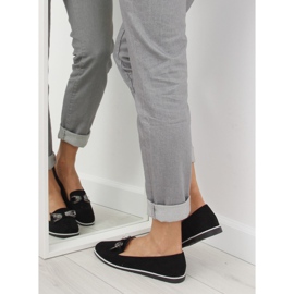 Schwarze Damenschuhe JN-182 schwarz 2