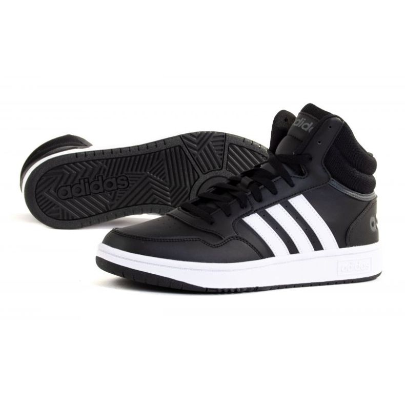 Adidas Hoops 3.0 Mid GW3020 Schuhe schwarz 1